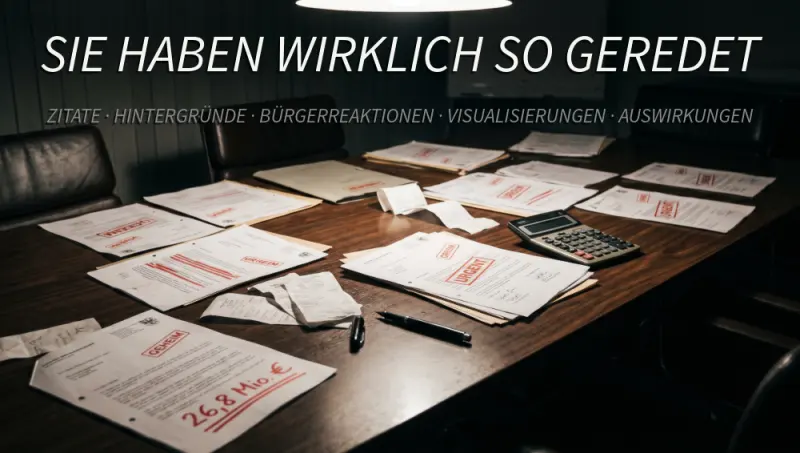 Unterlagen und Dokumente auf einem Besprechungstisch